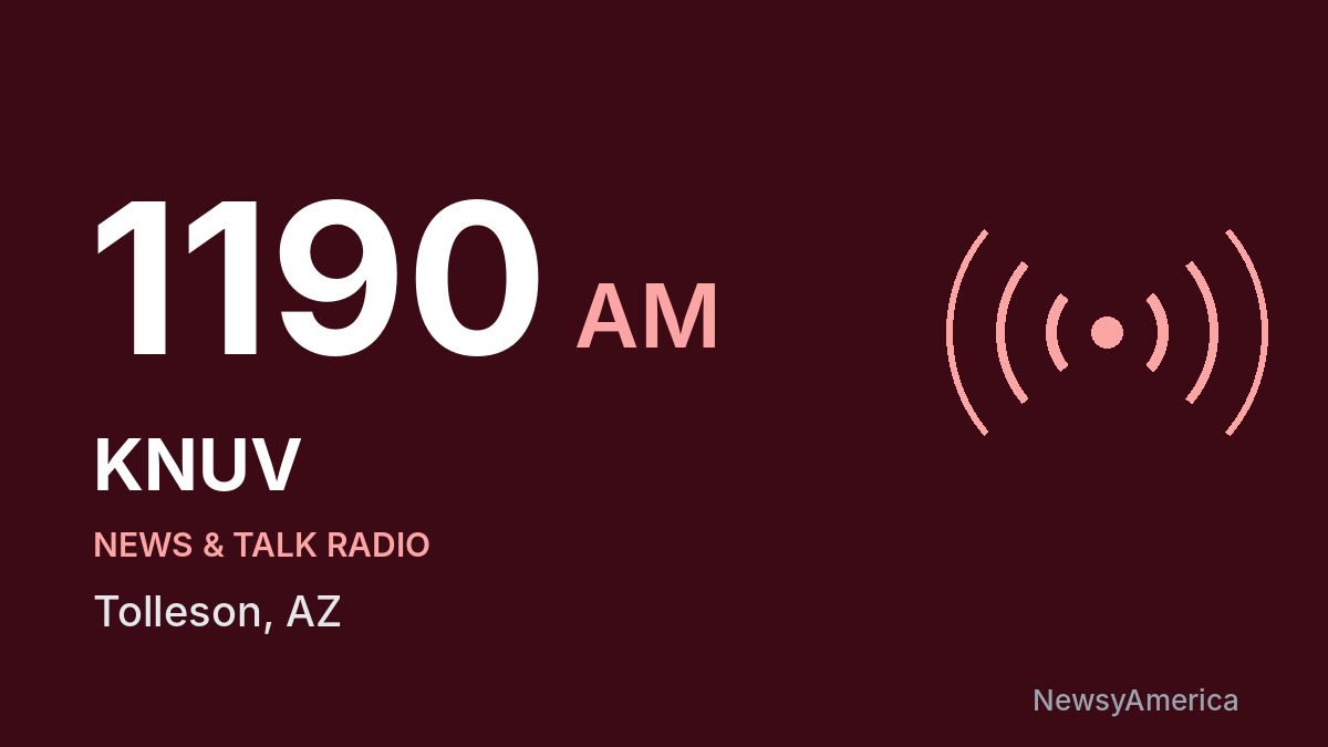 KNUV 1190 AM – Tolleson