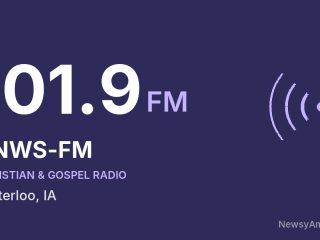 KNWS-FM 101.9 FM, Waterloo, IA