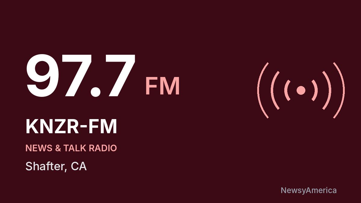 KNZR-FM 97.7 FM – Shafter