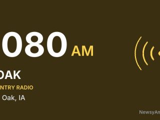 KOAK 1080 AM, Red Oak, IA
