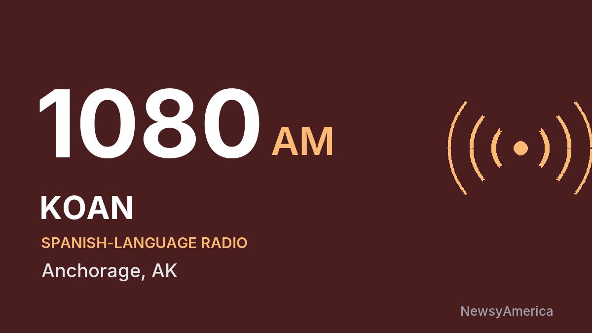 KOAN 1080 AM – Anchorage