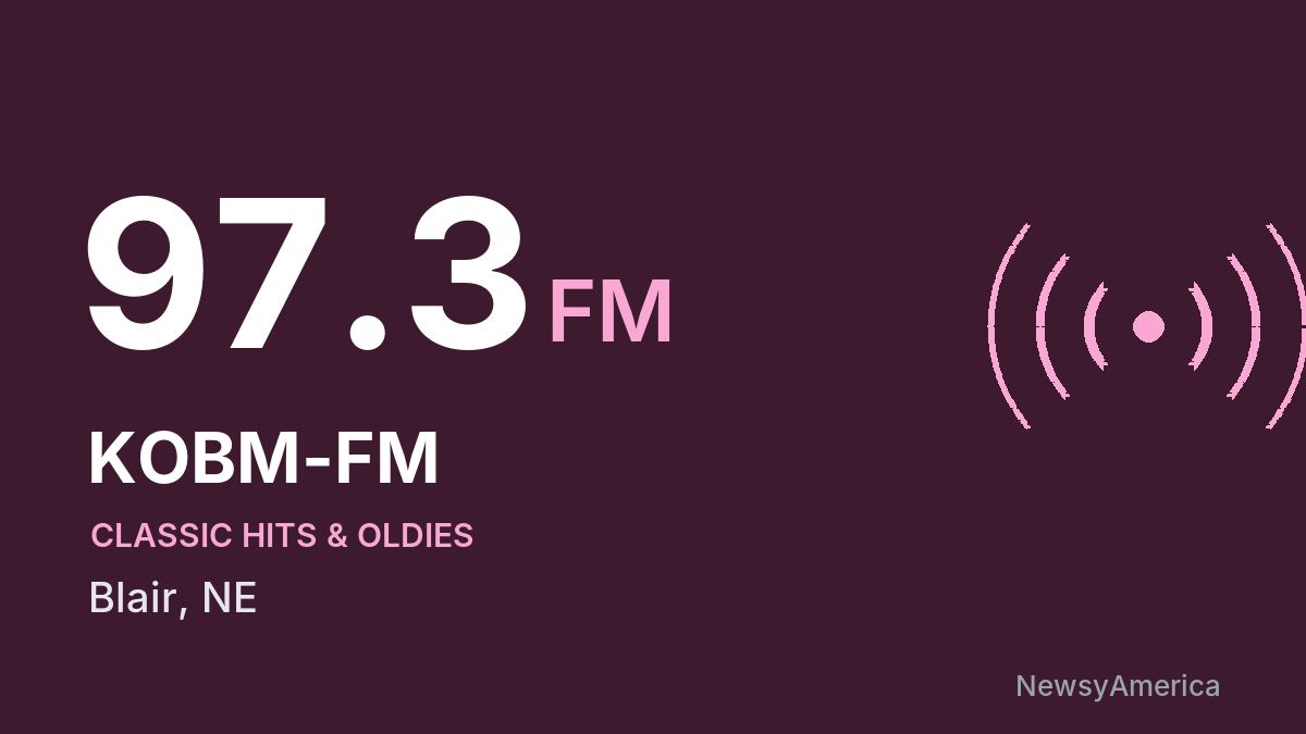 KOBM-FM 97.3 FM – Blair