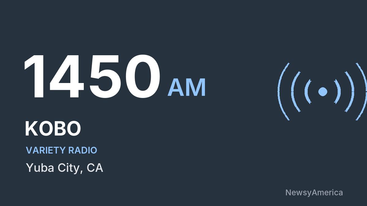 KOBO 1450 AM – Yuba City