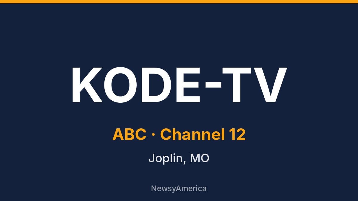 KODE-TV – ABC 12 Joplin