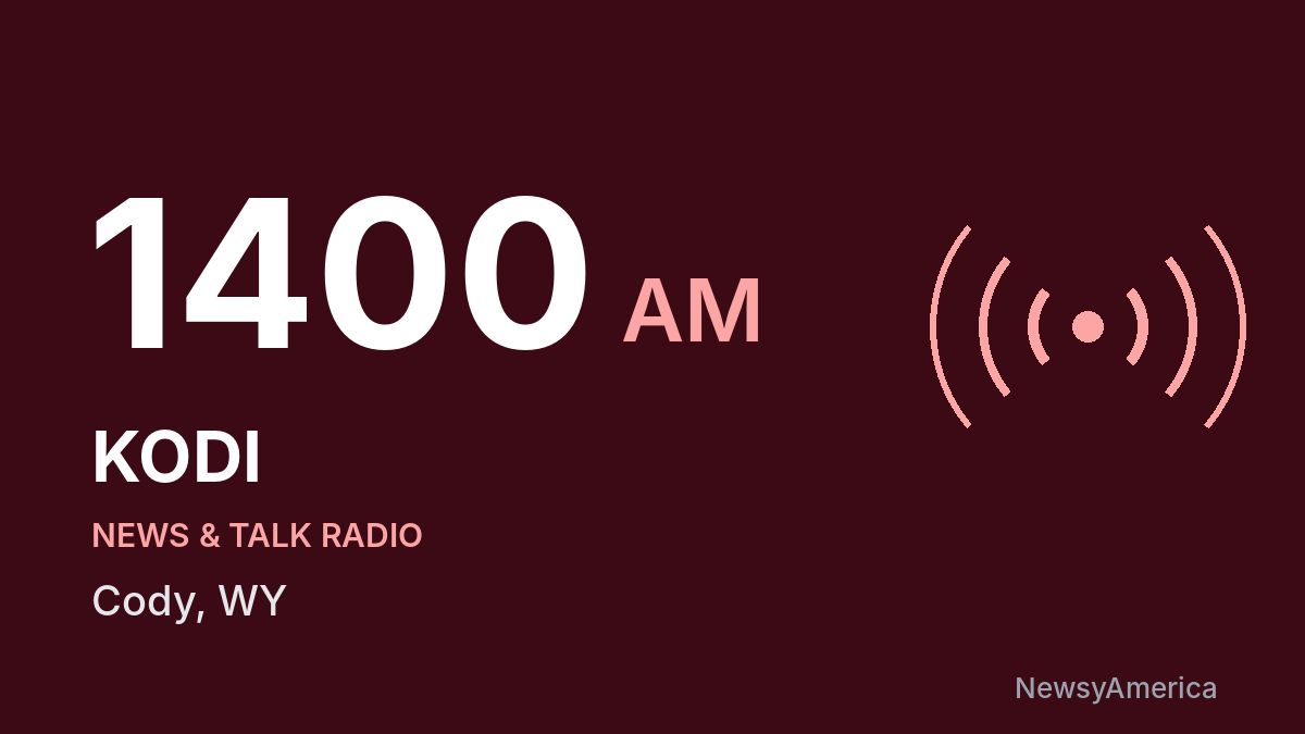 KODI 1400 AM – Cody