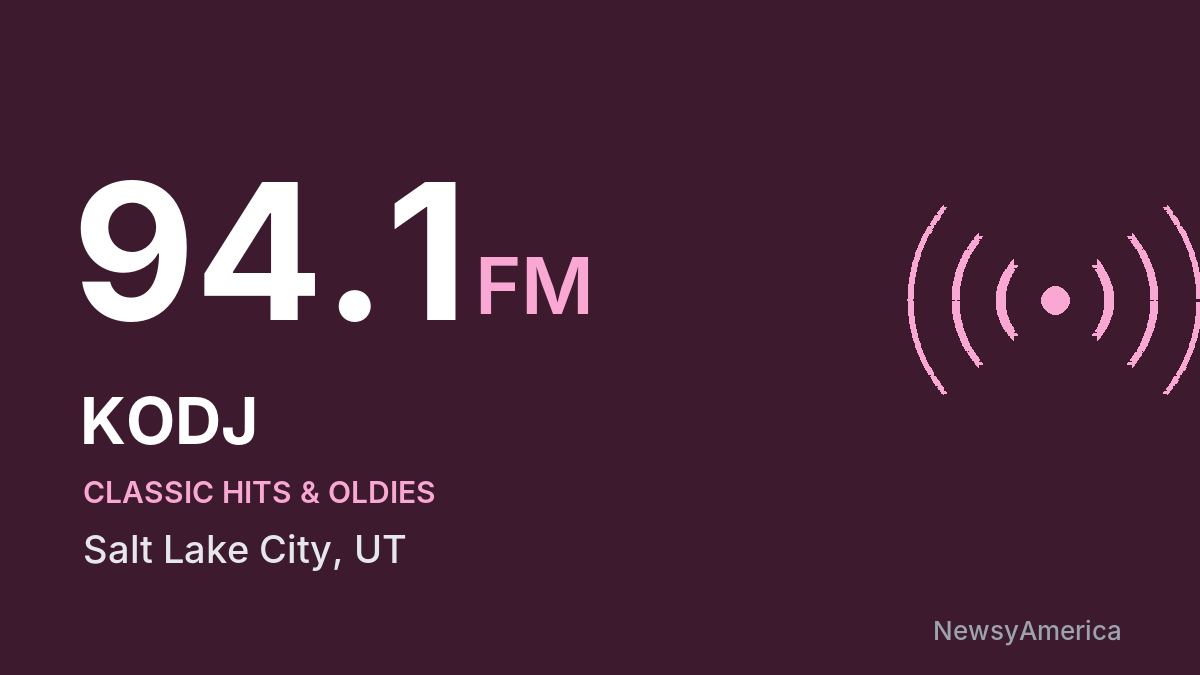KODJ 94.1 FM – Salt Lake City