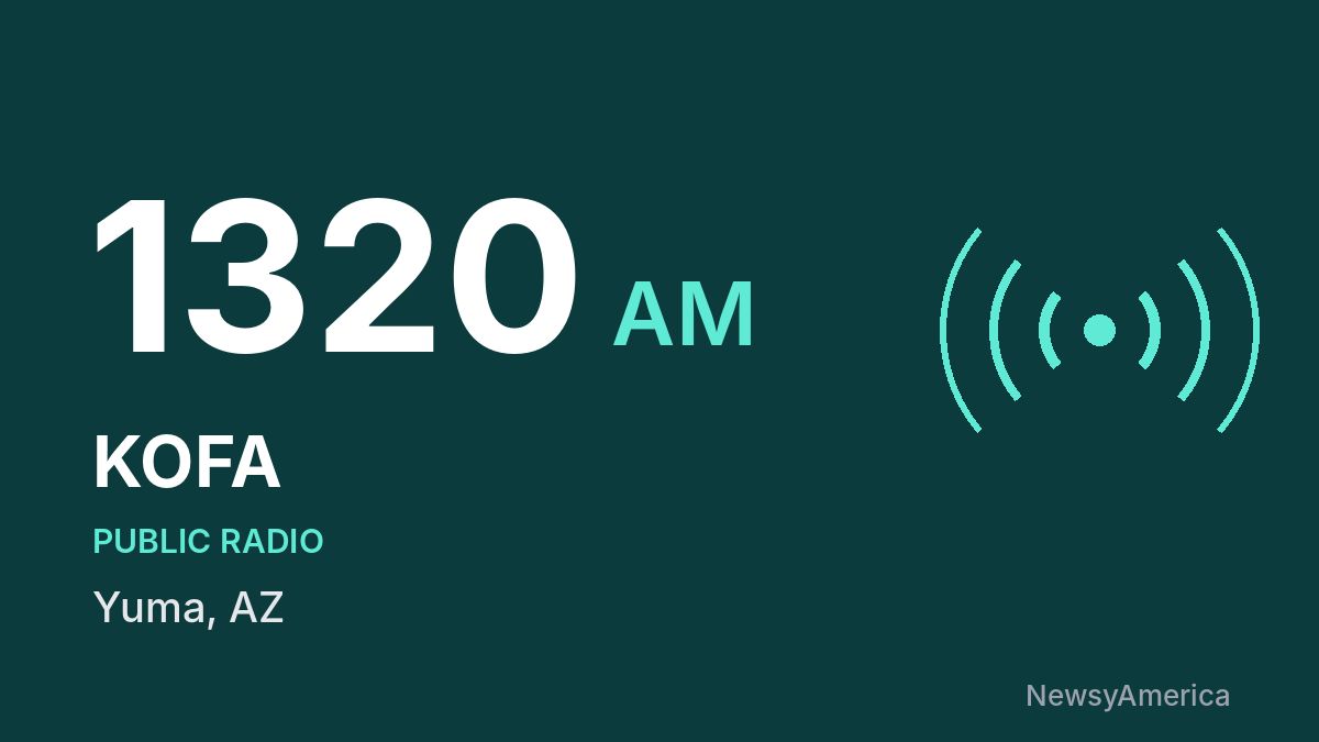KOFA 1320 AM – Yuma