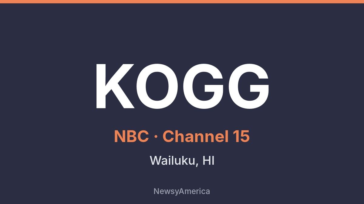 KOGG – NBC 15 Honolulu