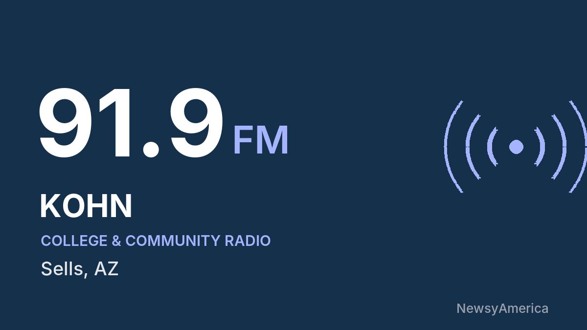 KOHN 91.9 FM – Sells