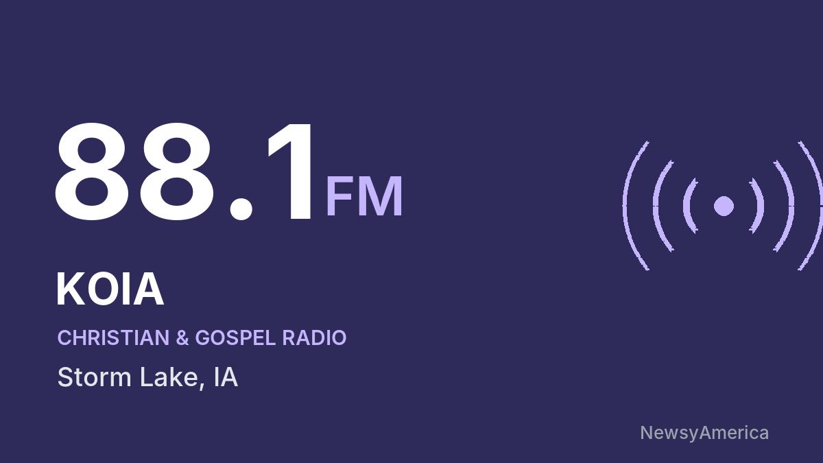 KOIA 88.1 FM – Storm Lake