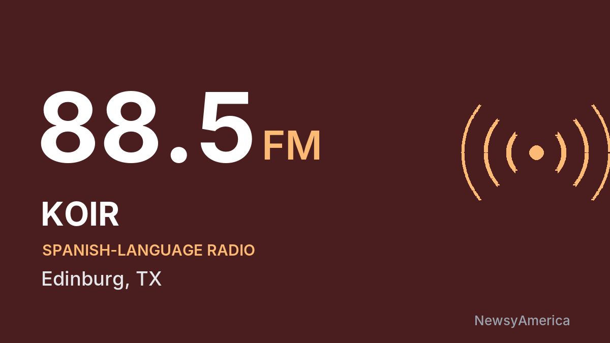 KOIR 88.5 FM – Edinburg