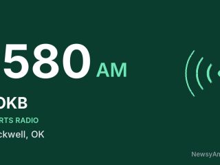 KOKB 1580 AM, Blackwell, OK