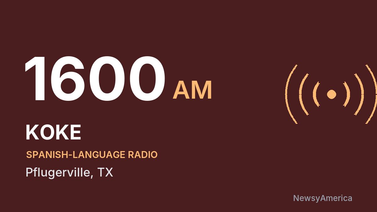 KOKE 1600 AM – Pflugerville