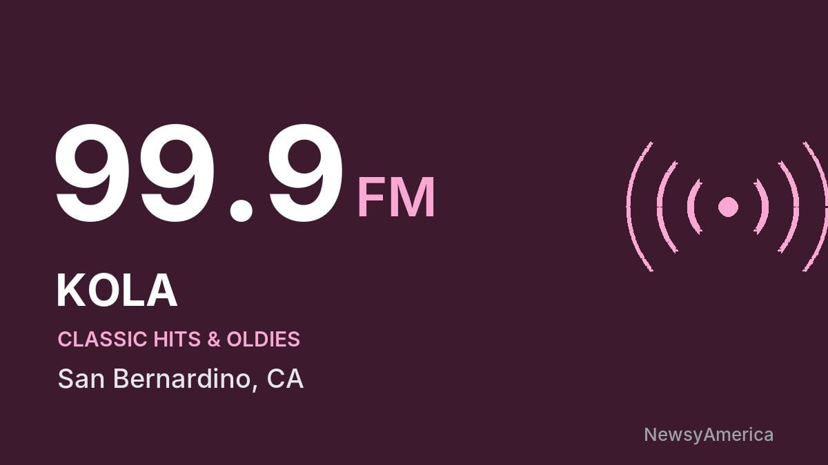 KOLA 99.9 FM – San Bernardino