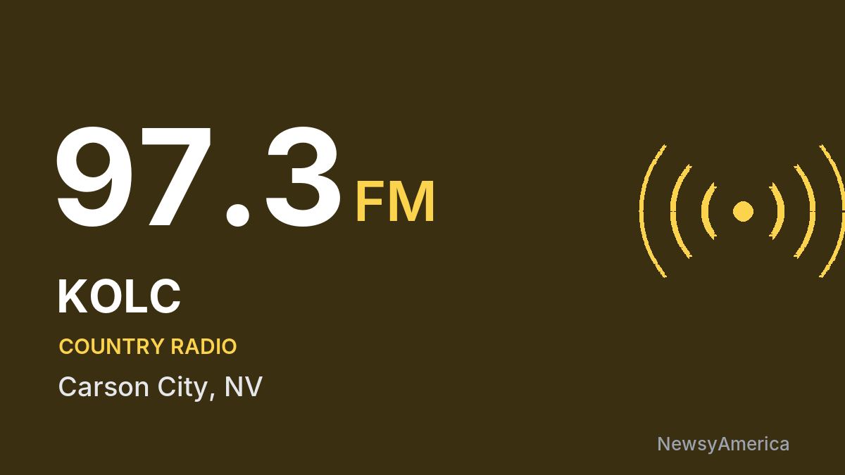 KOLC 97.3 FM – Carson City