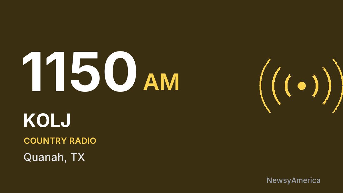 KOLJ 1150 AM – Quanah