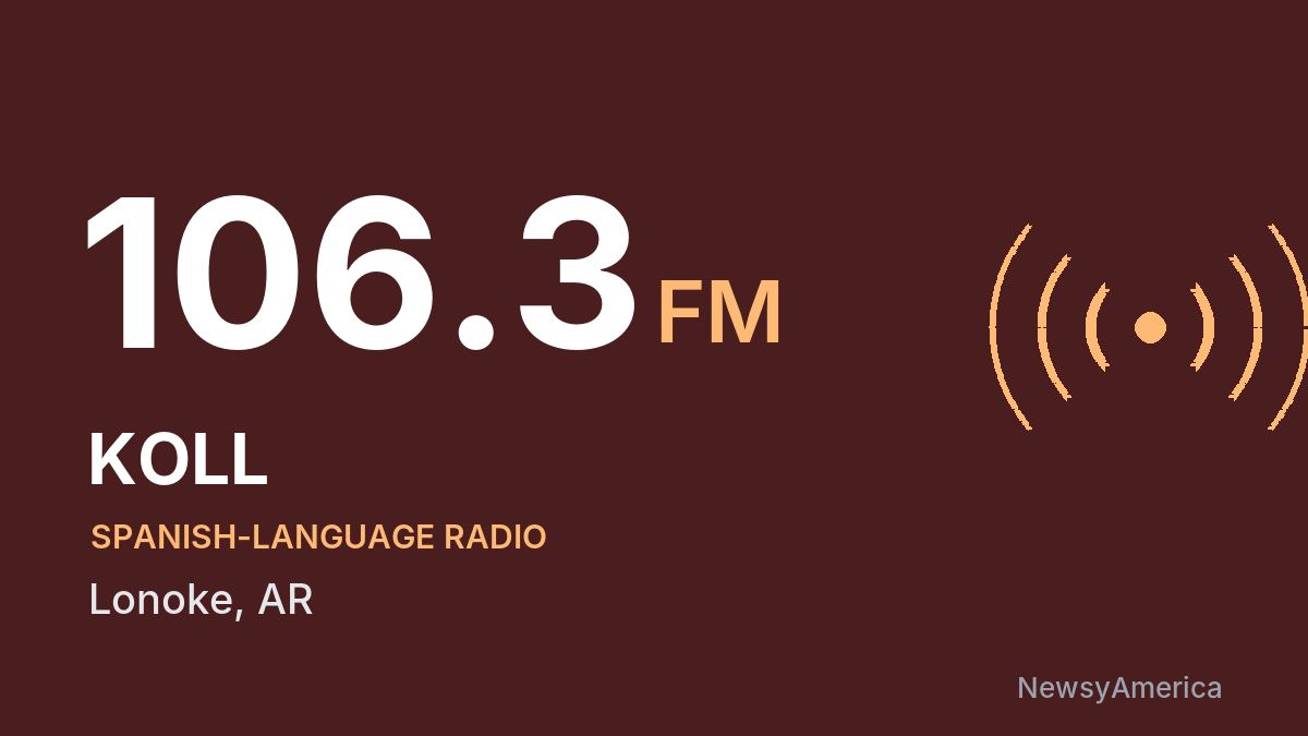 KOLL 106.3 FM – Lonoke