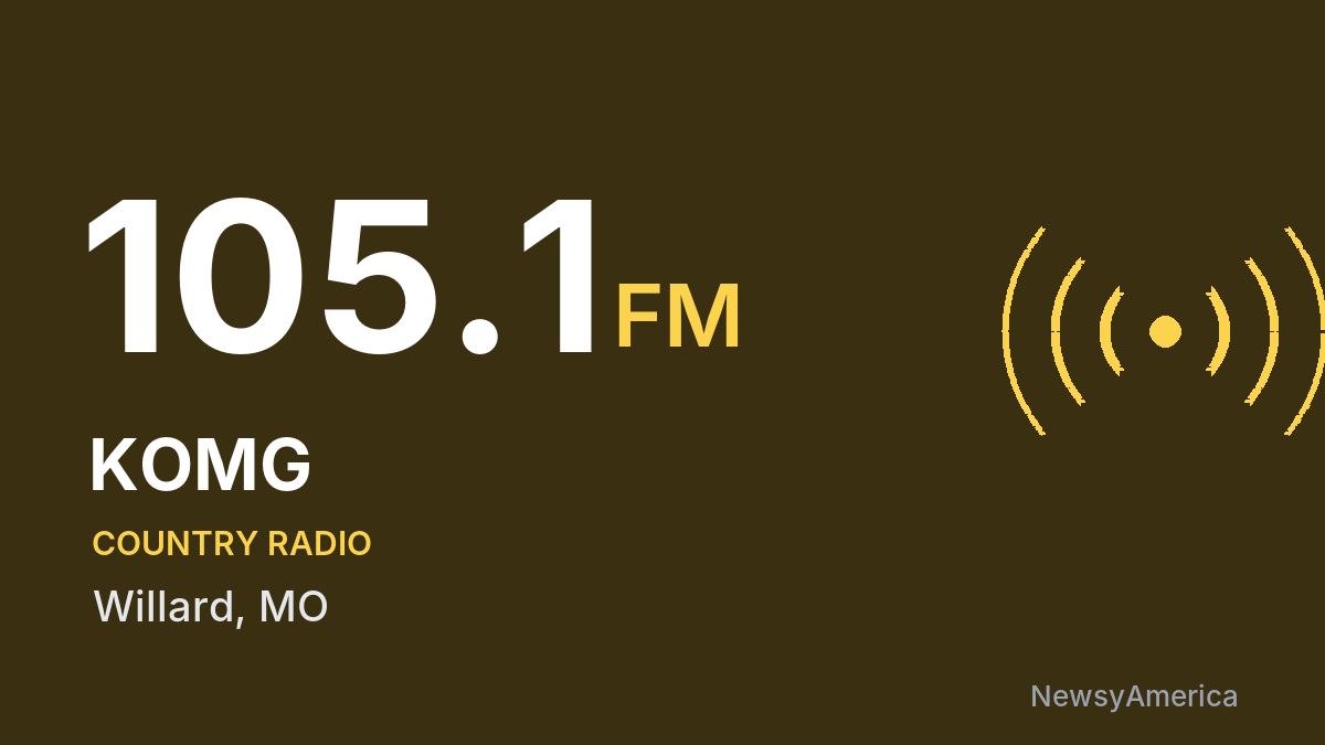KOMG 105.1 FM – Willard