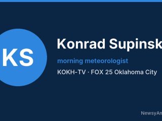 Konrad Supinski, morning meteorologist, KOKH-TV