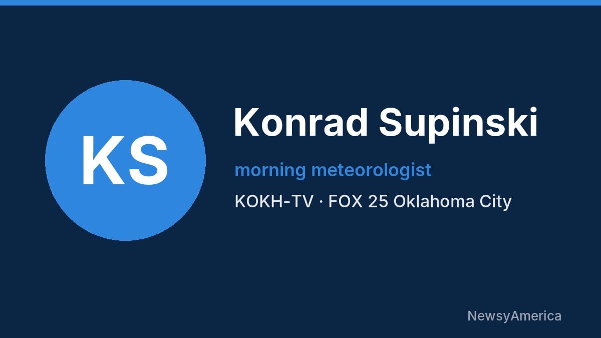 Konrad Supinski – KOKH-TV, Oklahoma City