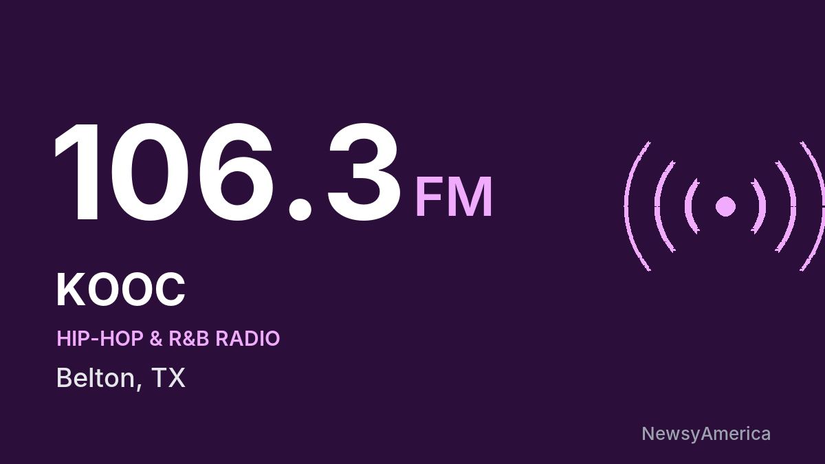 KOOC 106.3 FM – Belton