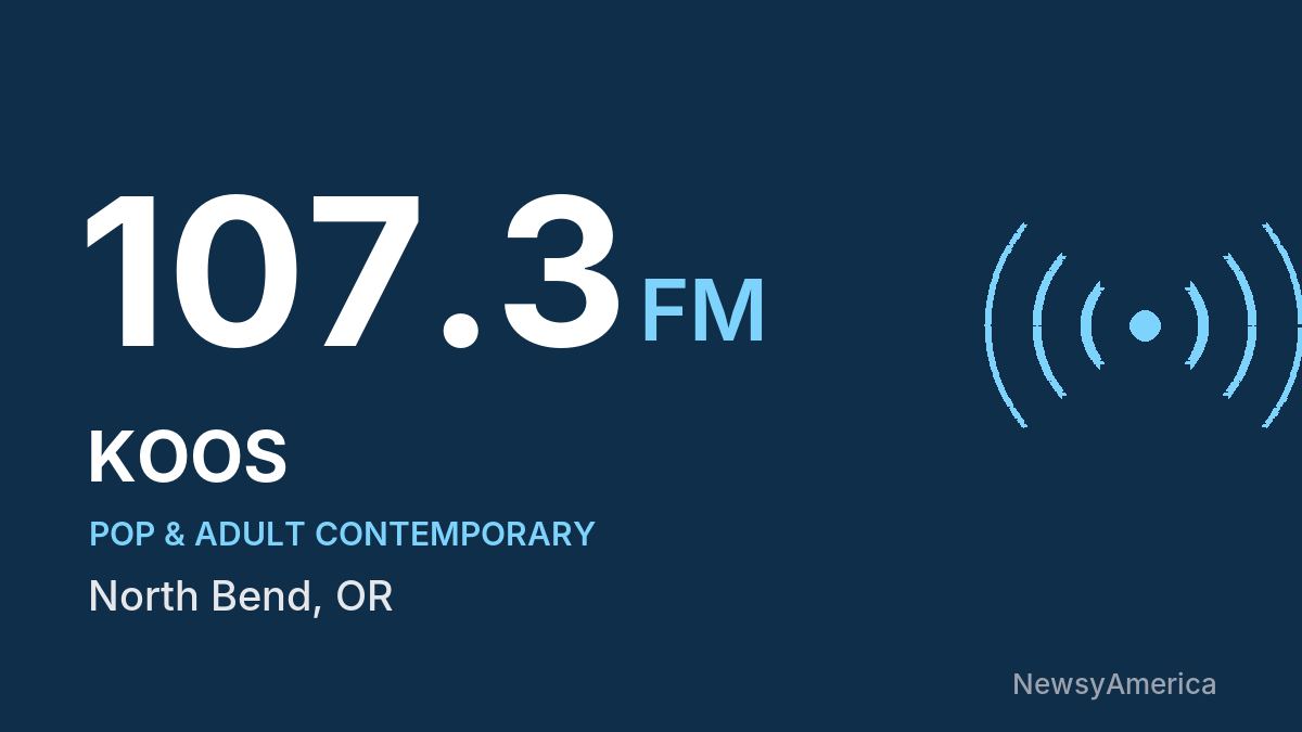 KOOS 107.3 FM – North Bend