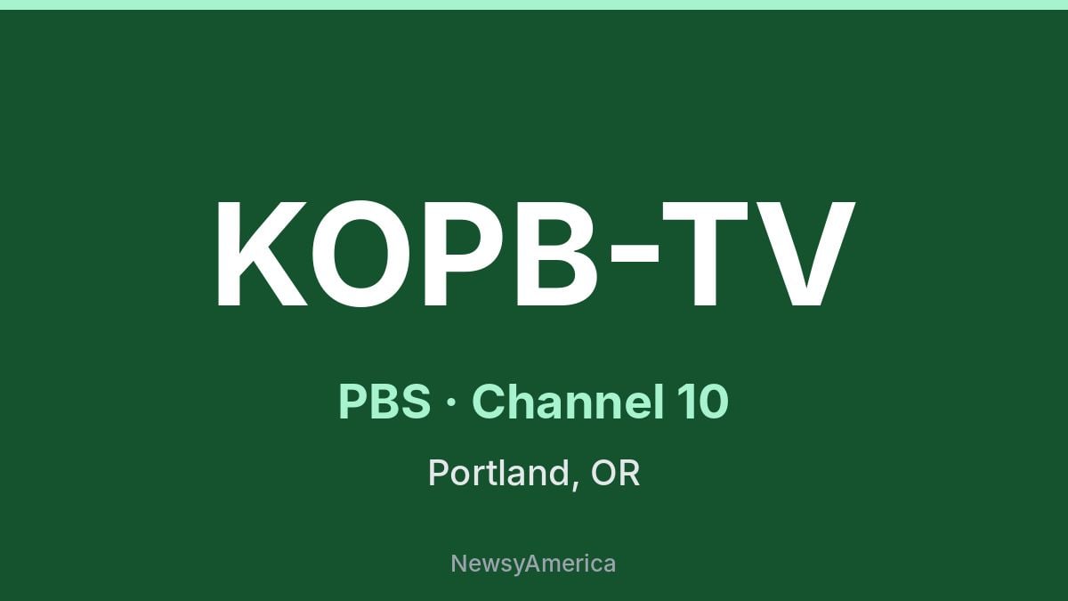 KOPB-TV – PBS 10 Portland