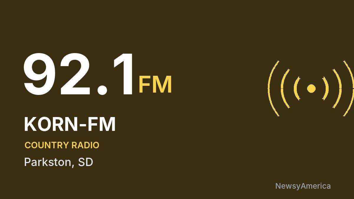KORN-FM 92.1 FM – Parkston