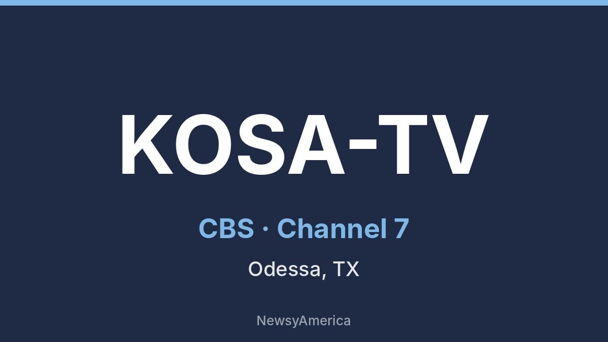 KOSA-TV – CBS 7 Odessa