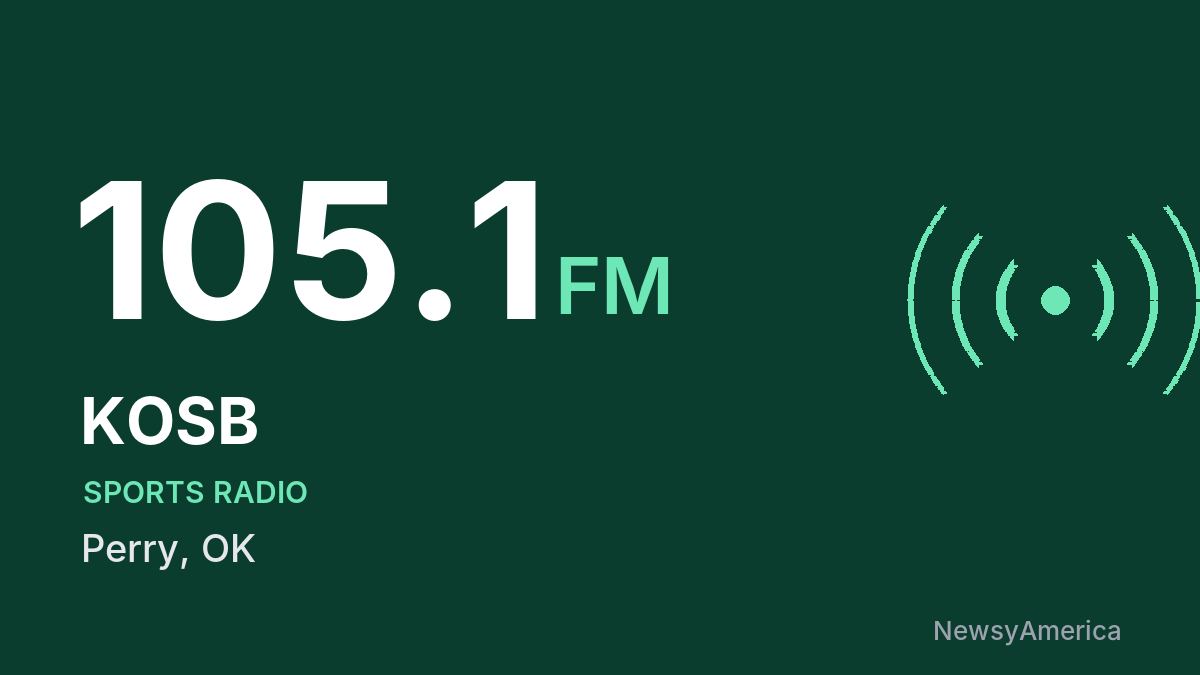 KOSB 105.1 FM – Perry