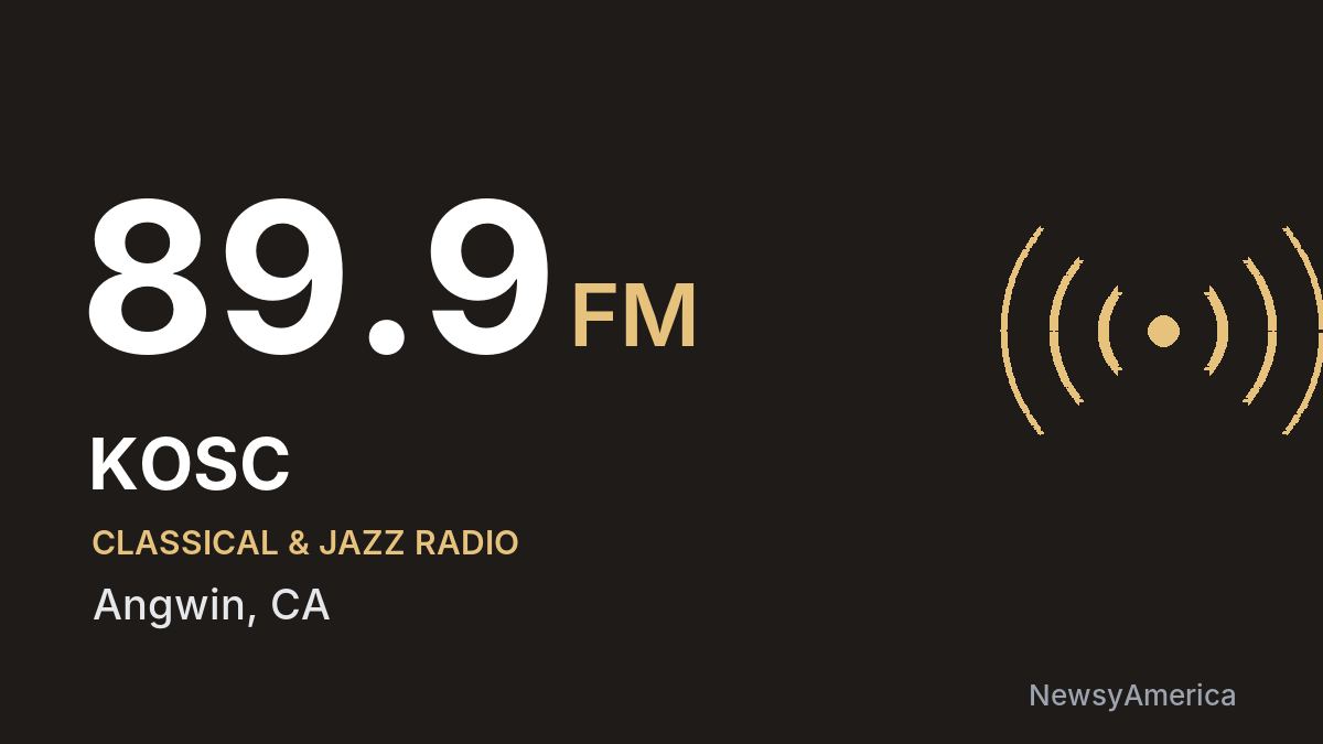 KOSC 89.9 FM – Angwin