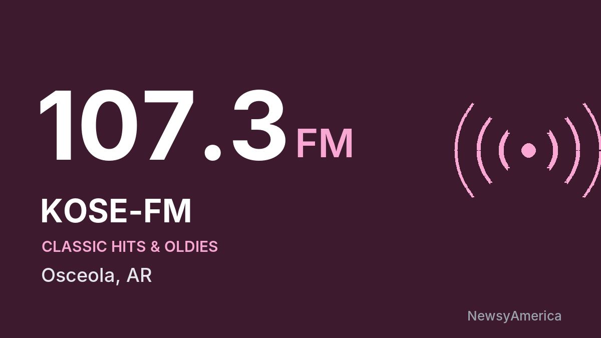 KOSE-FM 107.3 FM – Osceola