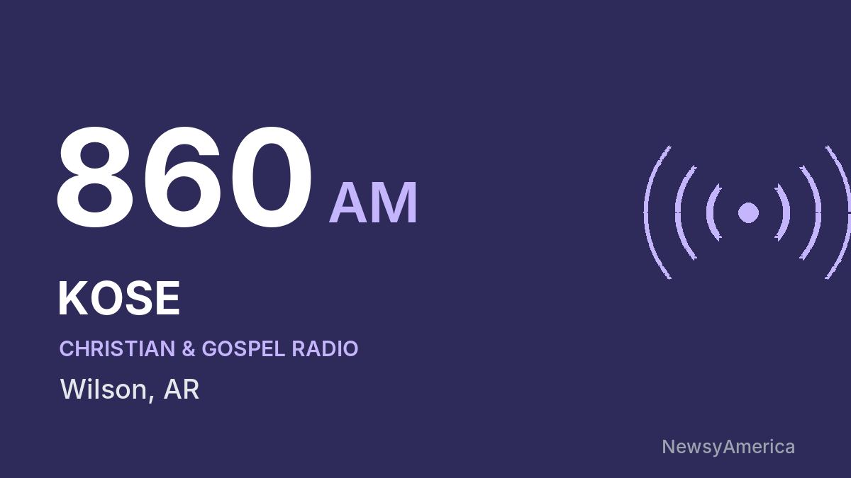 KOSE 860 AM – Wilson