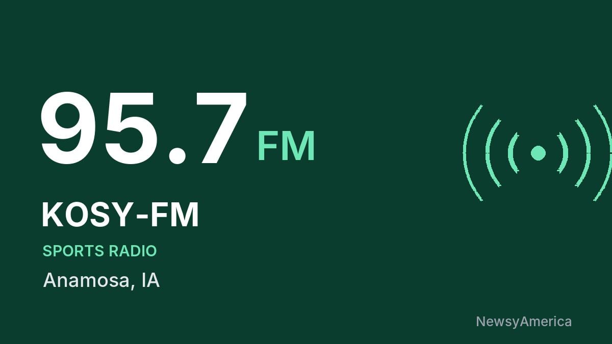 KOSY-FM 95.7 FM – Anamosa