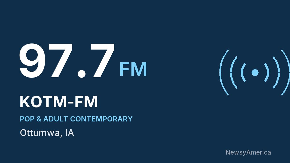 KOTM-FM 97.7 FM – Ottumwa