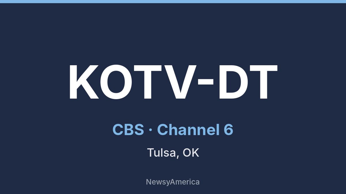 KOTV-DT – CBS 6 Tulsa