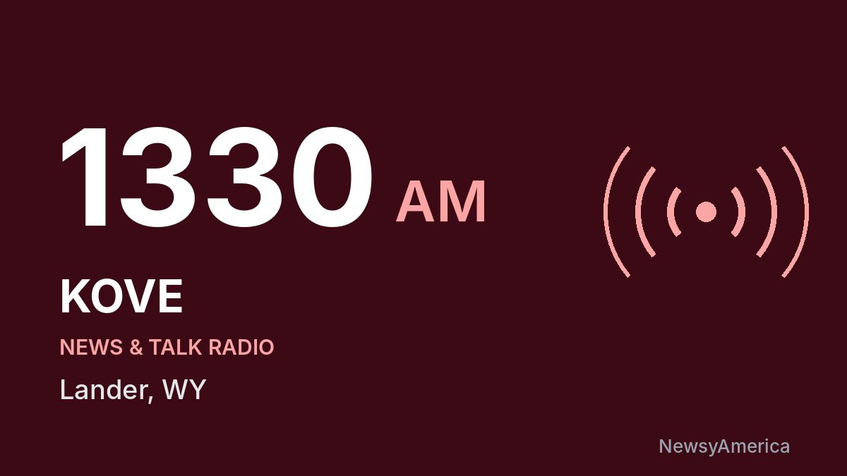 KOVE 1330 AM – Lander
