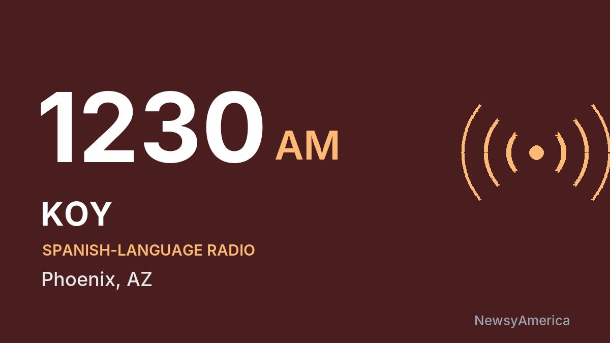 KOY 1230 AM – Phoenix