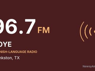 KOYE 96.7 FM, Frankston, TX