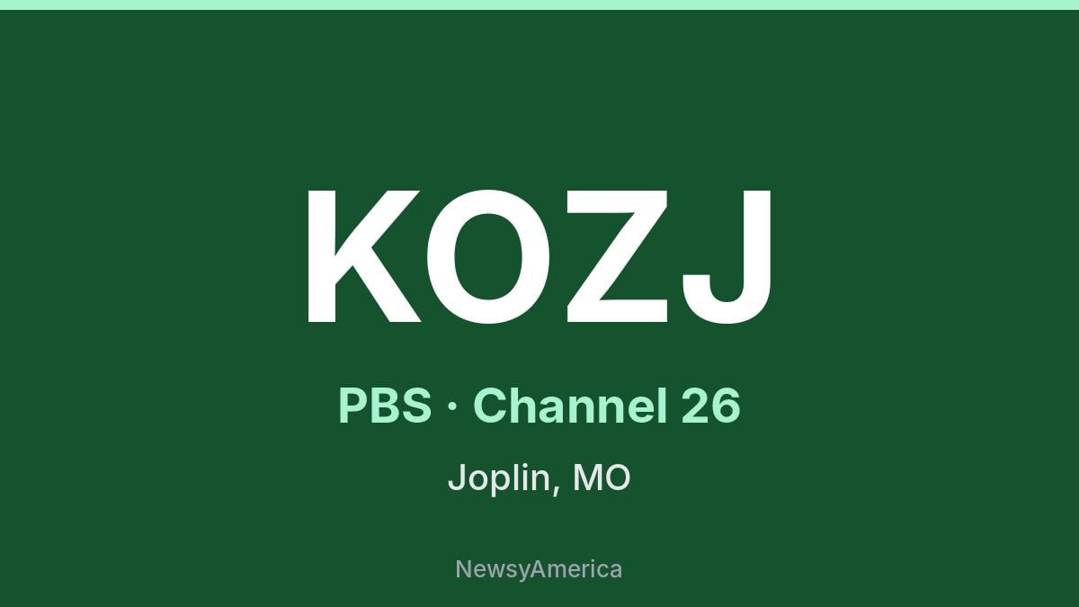 KOZJ – PBS 26 Joplin