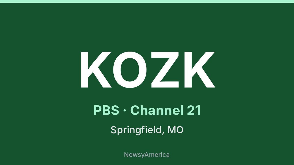 KOZK – PBS 21 Springfield