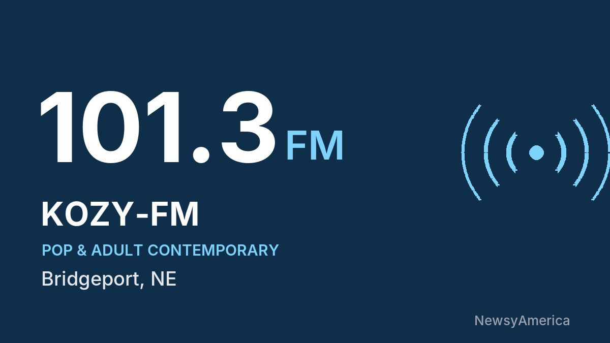 KOZY-FM 101.3 FM – Bridgeport