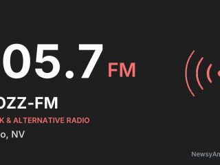 KOZZ-FM 105.7 FM, Reno, NV