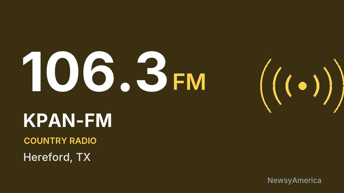 KPAN-FM 106.3 FM – Hereford