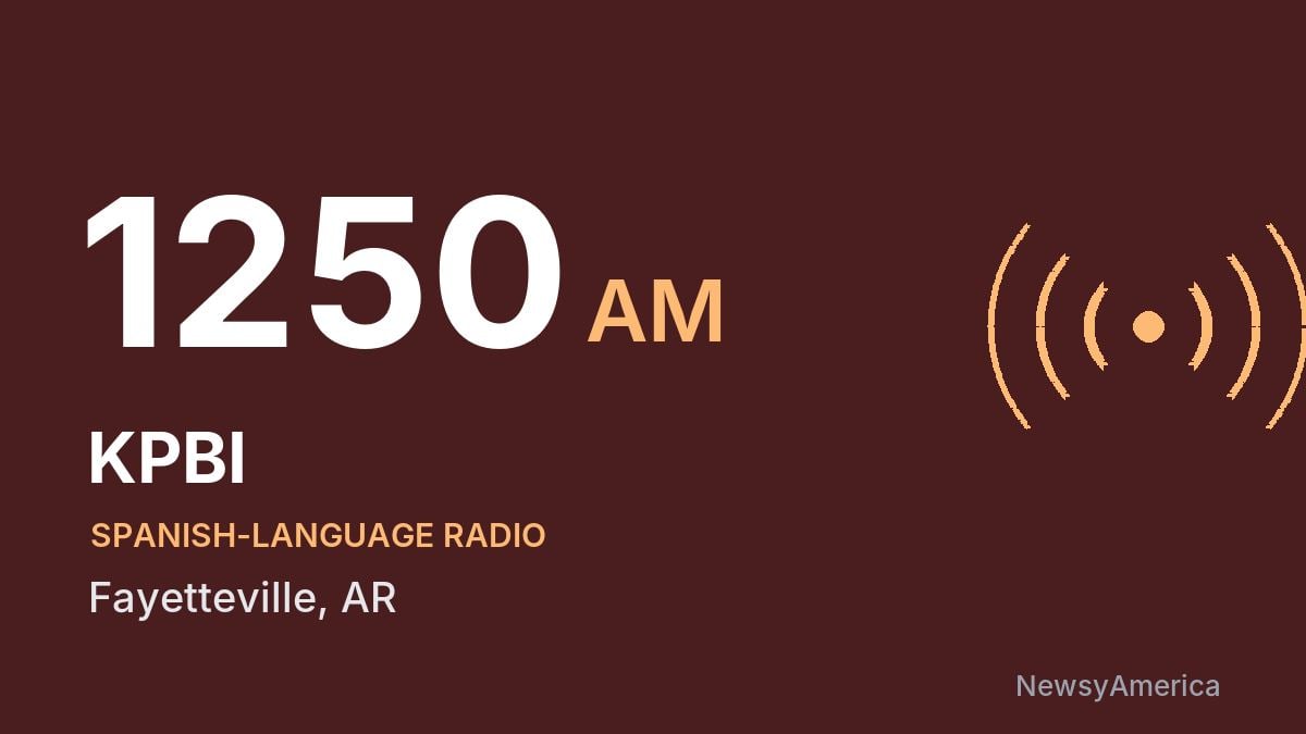 KPBI 1250 AM – Fayetteville