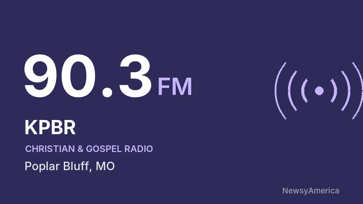 KPBR 90.3 FM – Poplar Bluff