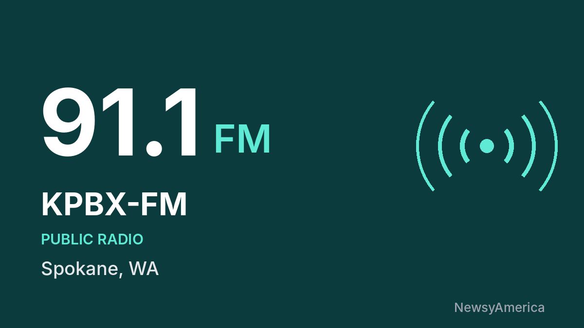 KPBX-FM 91.1 FM – Spokane