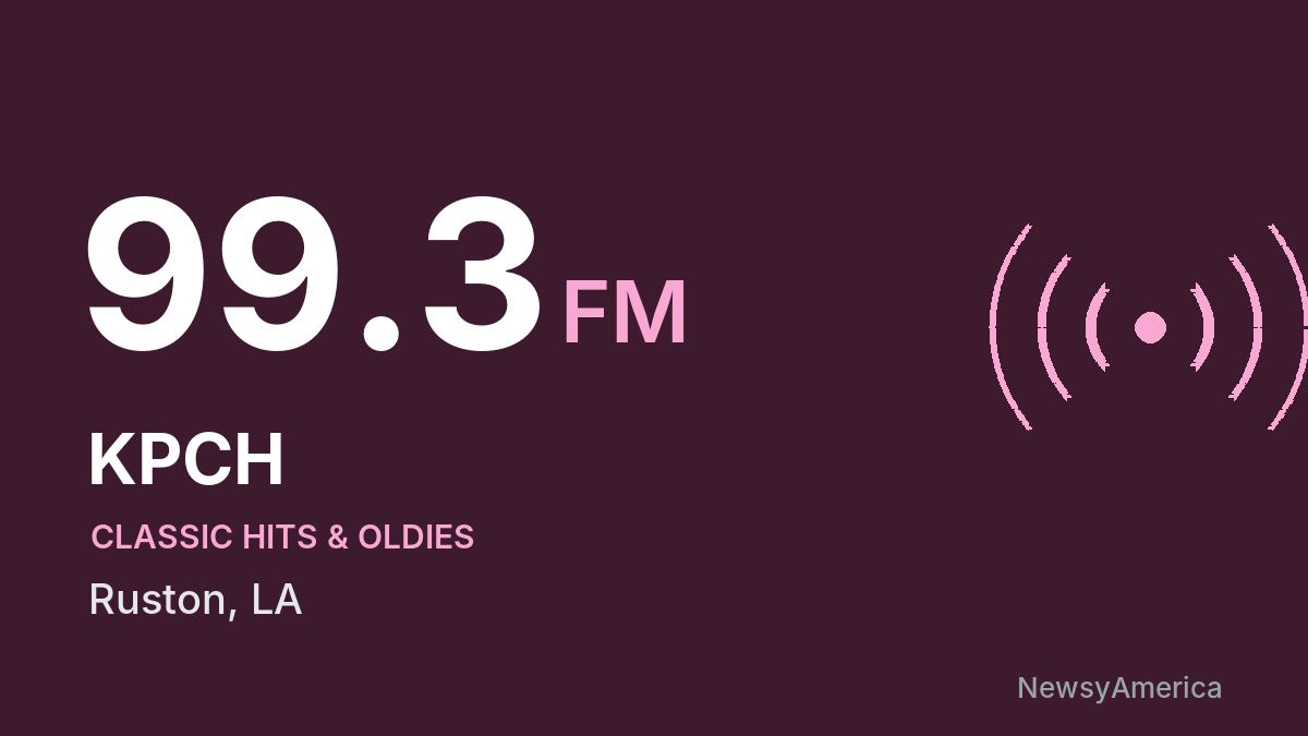 KPCH 99.3 FM – Ruston
