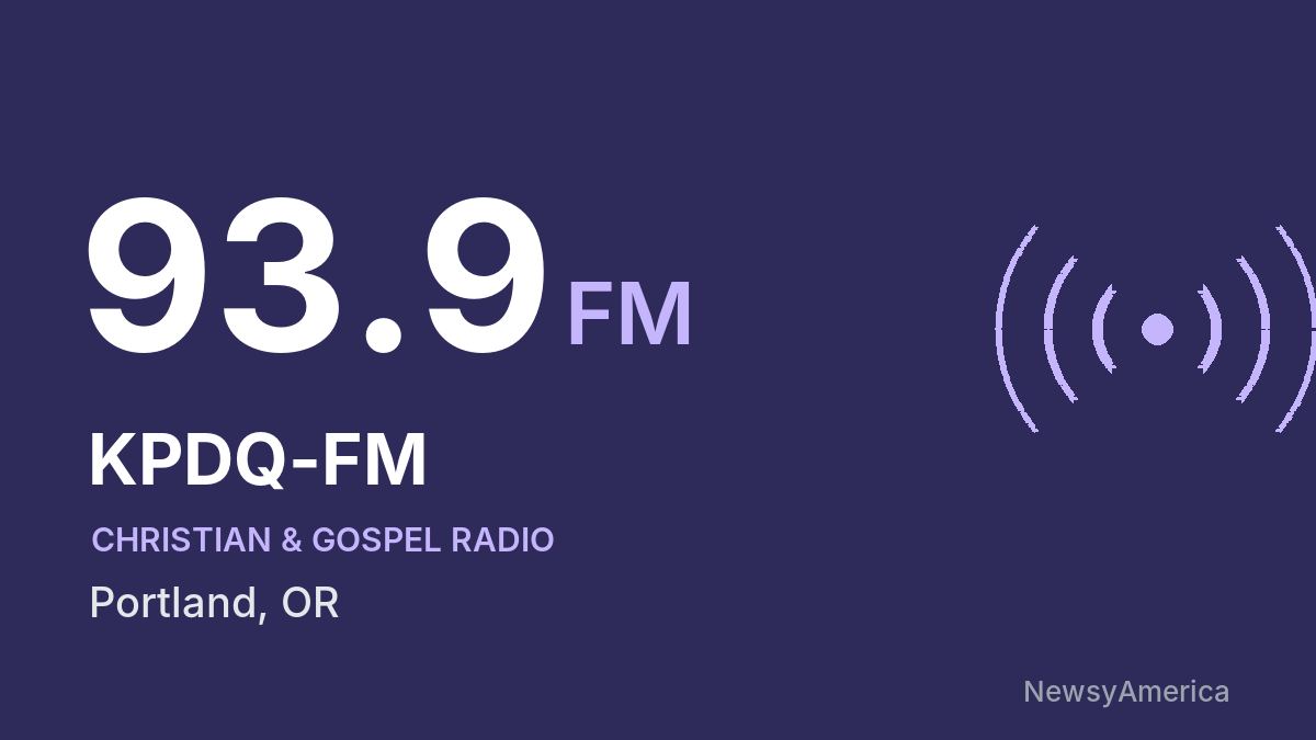 KPDQ-FM 93.9 FM – Portland