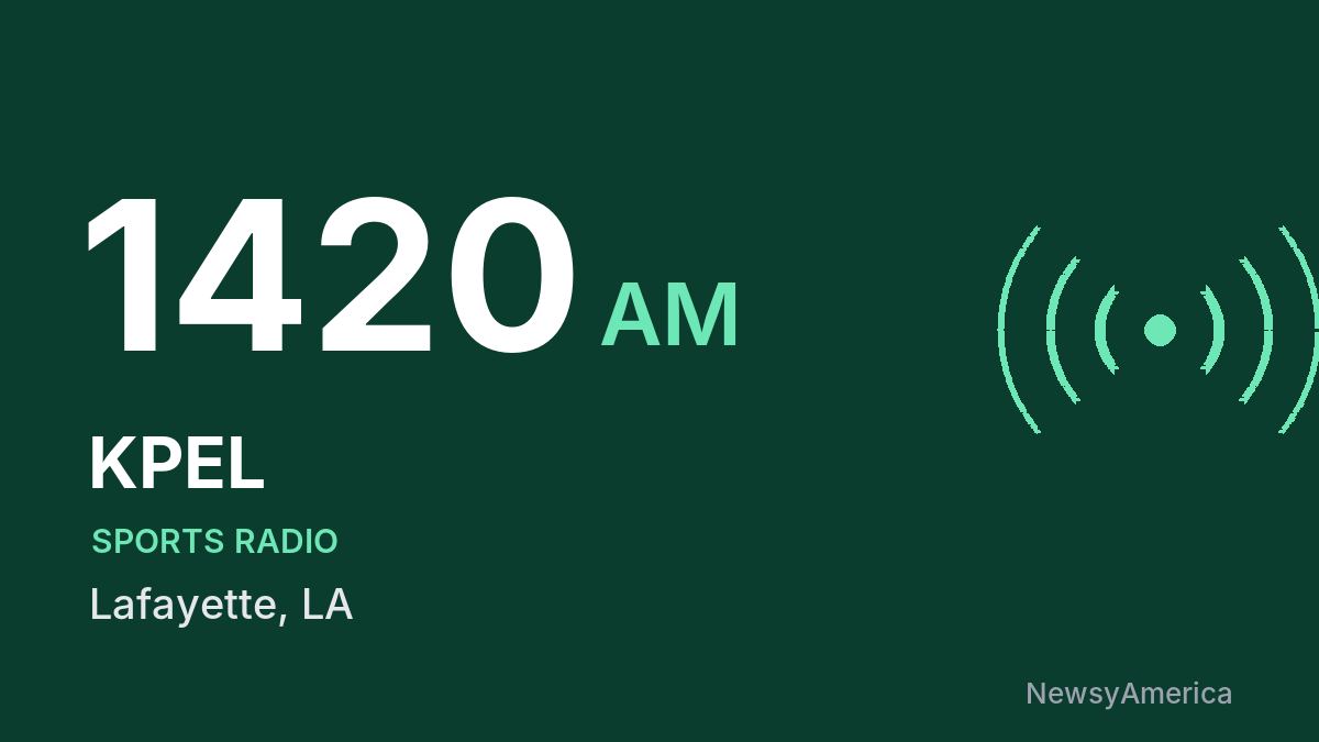 KPEL 1420 AM – Lafayette
